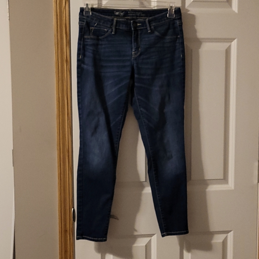Blue Mid Rise "Jeggings"